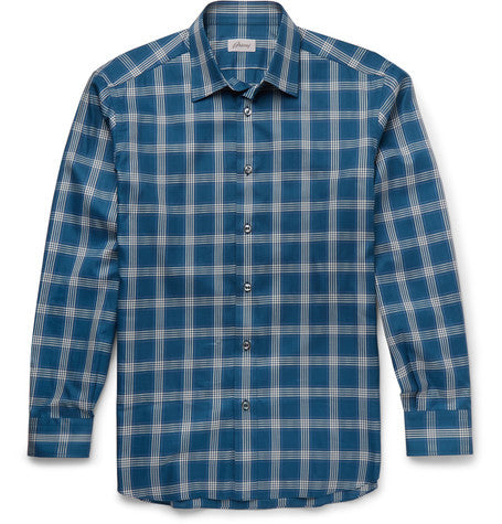 checked cotton shirt
