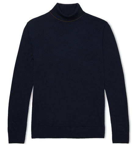 london merino wool rollneck sweater