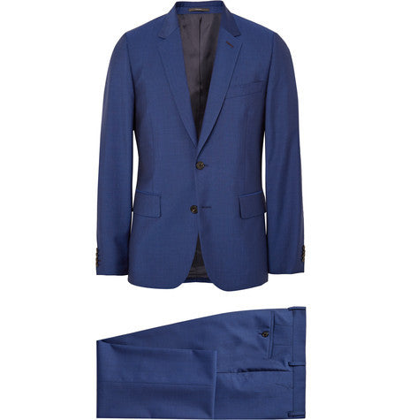 london blue soho slim fit wool and mohair blend suit
