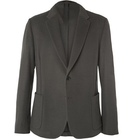 london khaki soho slim fit wool and cashmere blend blazer