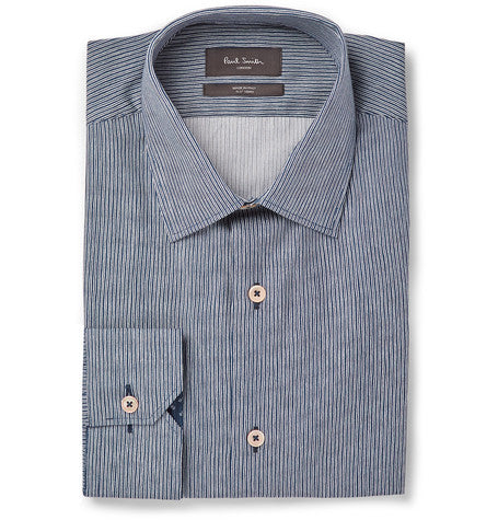 london soho striped cotton poplin shirt