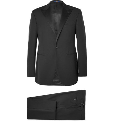 black fairbanks slim fit wool tuxedo