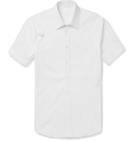 harness slim fit stretch cotton shirt