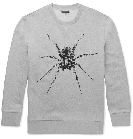 bead embellished cotton jersey sweatshirt