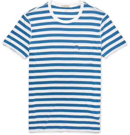 brit striped cotton jersey t shirt