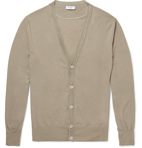 knitted cotton cardigan