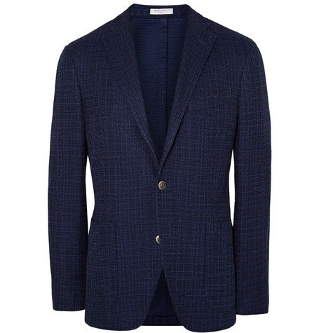 midnight blue dover slim fit cotton blazer