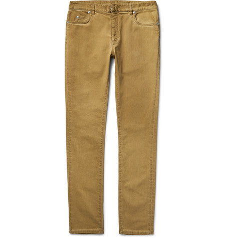 slim fit garment dyed stretch denim jeans