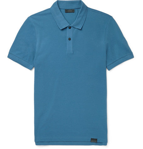 pearce slim fit cotton pique polo shirt