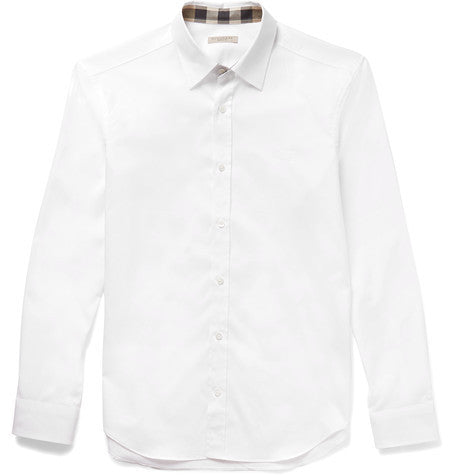 brit slim fit cotton poplin shirt