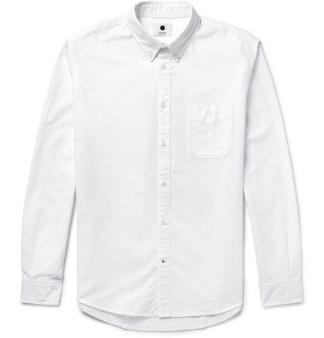 new derek slim fit cotton oxford shirt