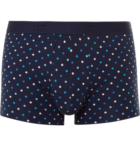 polka dot stretch cotton jersey boxer briefs