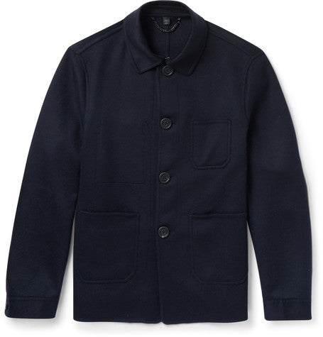 prorsum slim fit cashmere and wool blend utility jacket