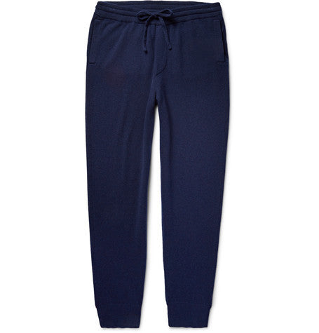 prorsum slim fit tapered cashmere trousers