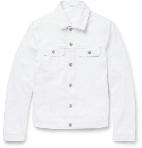 game slim fit denim jacket