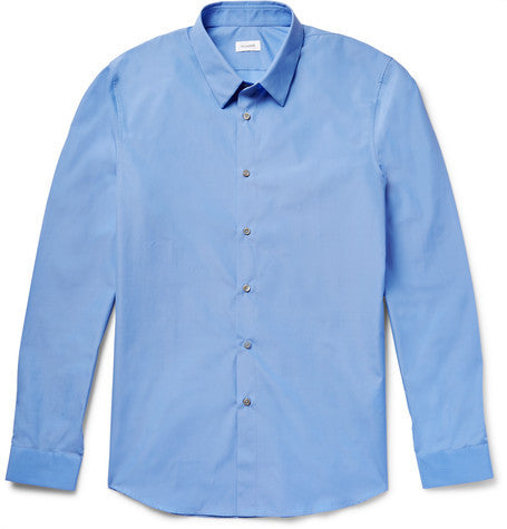 beata slim fit cotton poplin shirt