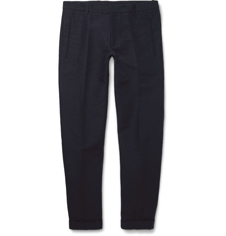 adriano tapered cotton trousers