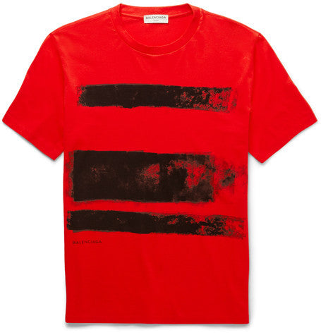 paint print cotton jersey t shirt