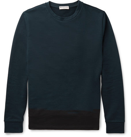 paint print cotton jersey sweatshirt