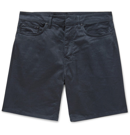 stretch cotton shorts