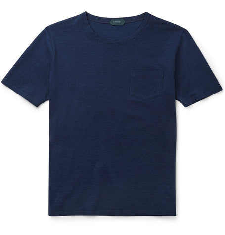 slim fit m eacute lange cotton t shirt