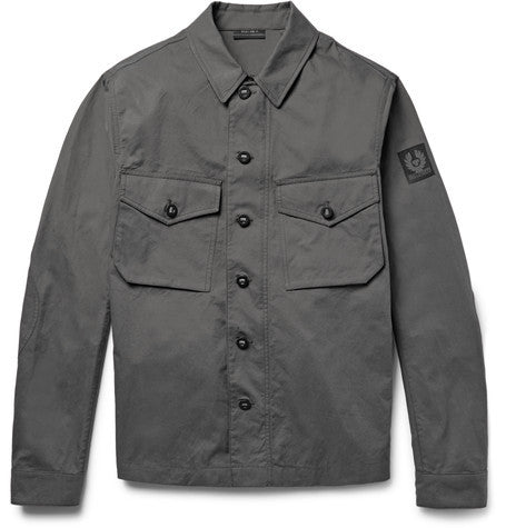 sampson cotton twill overshirt