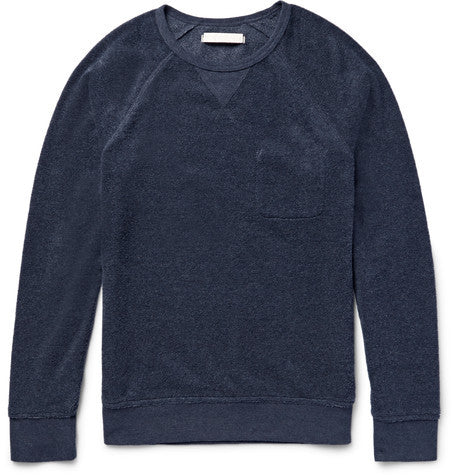 lowtide cotton blend terry sweatshirt