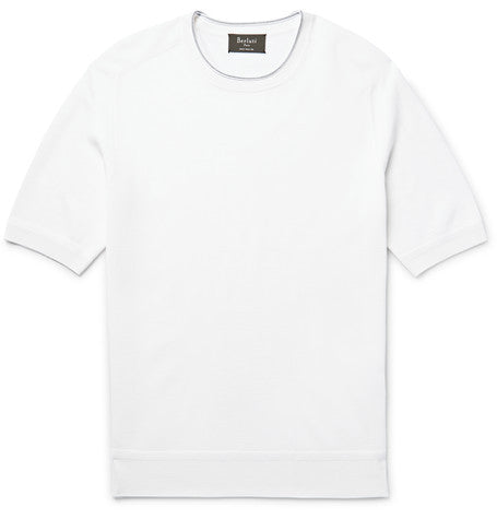 wool and silk blend t shirt