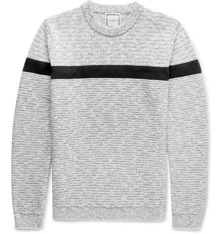 m eacute lange cotton blend sweater