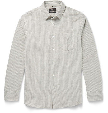 striped cotton shirt