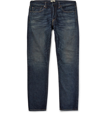 m001 slim fit selvedge denim jeans
