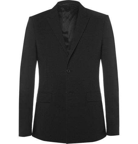 slim fit cotton blend seersucker blazer
