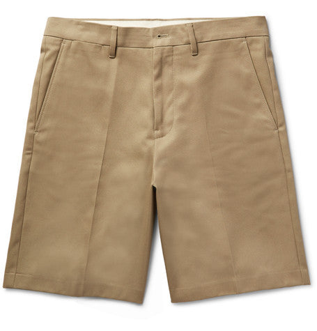 adrian cotton blend chino shorts