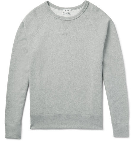 college loopback cotton jersey sweatshirt