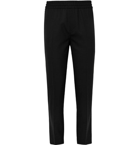 ryder l travel slim fit wool trousers