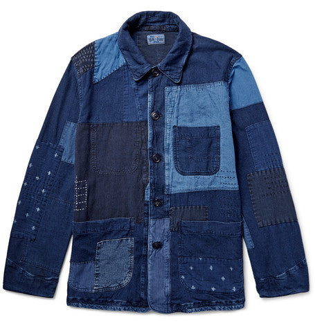 patchwork denim jacket