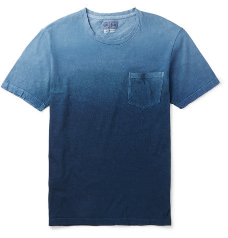 slim fit degrade cotton jersey t shirt