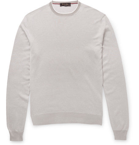 knitted silk sweater