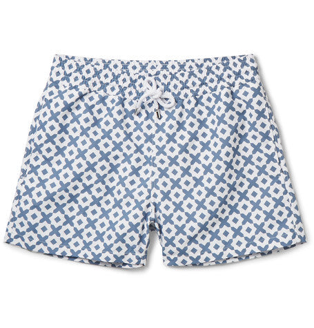 paraty printed short length swim shorts