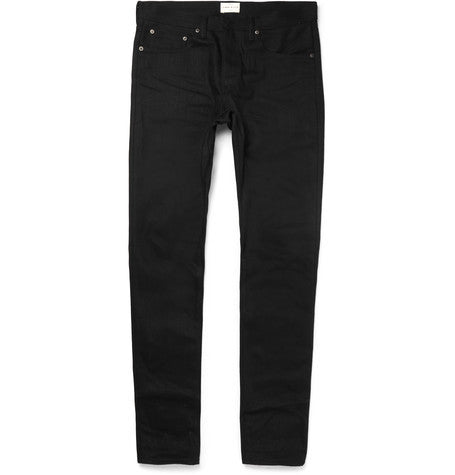macon m001 slim fit dry selvedge denim jeans