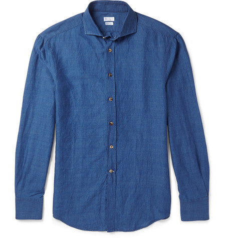 linen and cotton blend shirt
