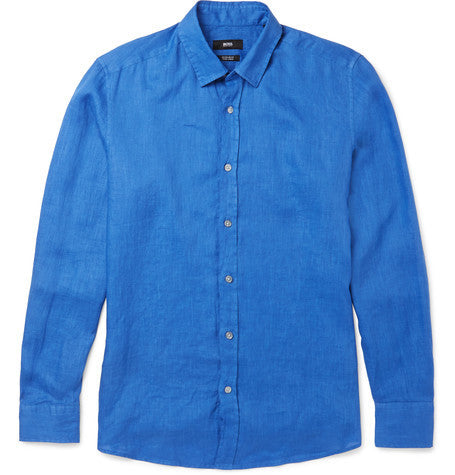 garment dyed linen shirt