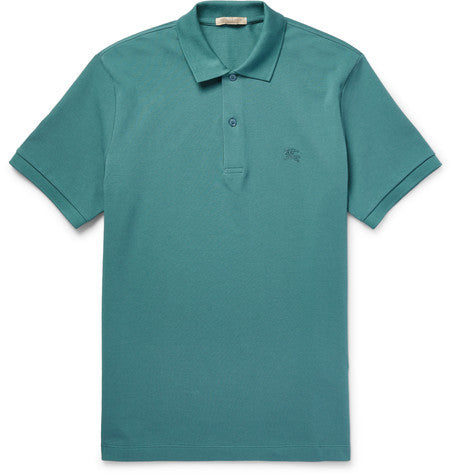 brit slim fit cotton pique polo shirt