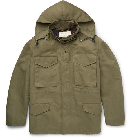 m65 cotton and linen blend field jacket