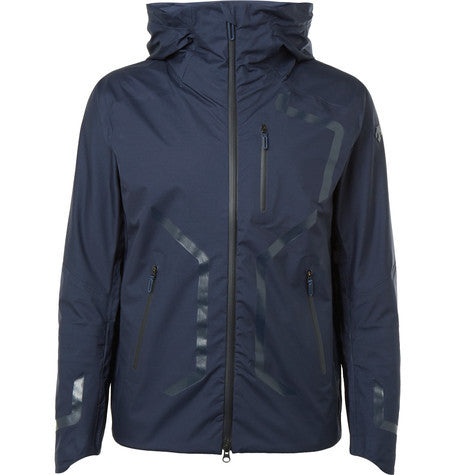 streamline slim fit waterproof shell jacket