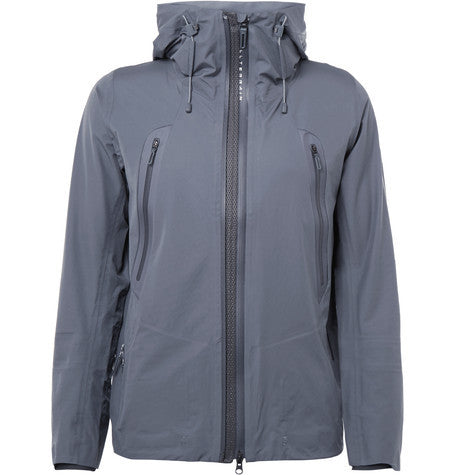slim fit waterproof shell jacket