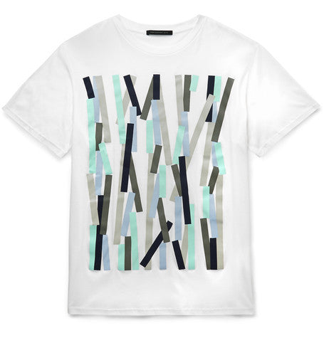 bolster printed cotton t shirt