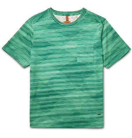 patterned knitted cotton t shirt