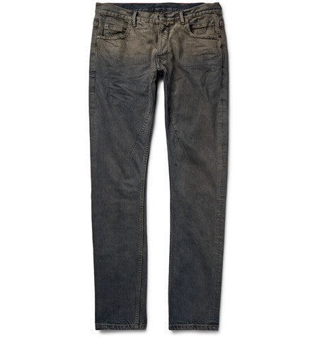 detroit skinny fit distressed denim jeans