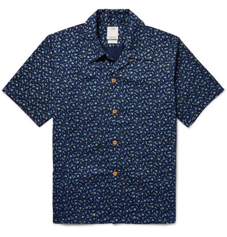 kahuna slim fit floral print cotton shirt